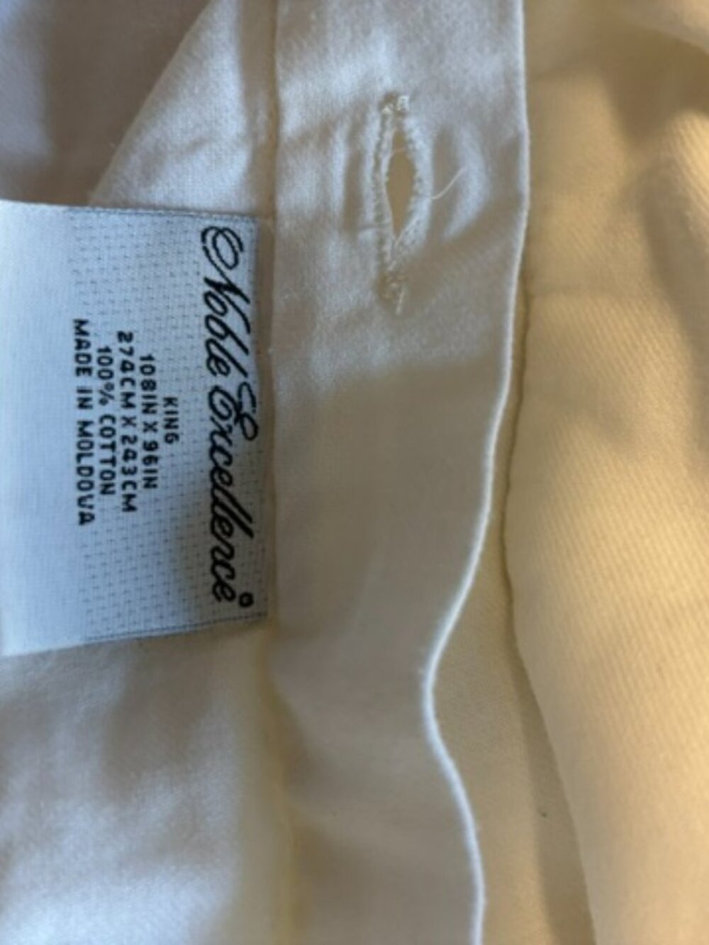 Noble Excellence King Duvet Cover 100% Cotton - Picture 7 of 9